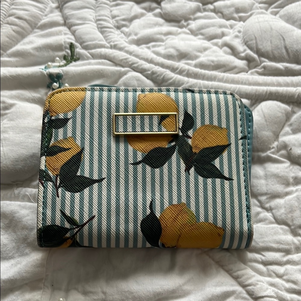 Floral Striped Women's Wallet